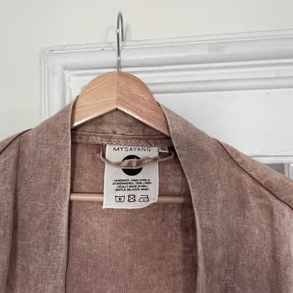 Mysayang Linen Oversized Kimono - Picture 4 of 4